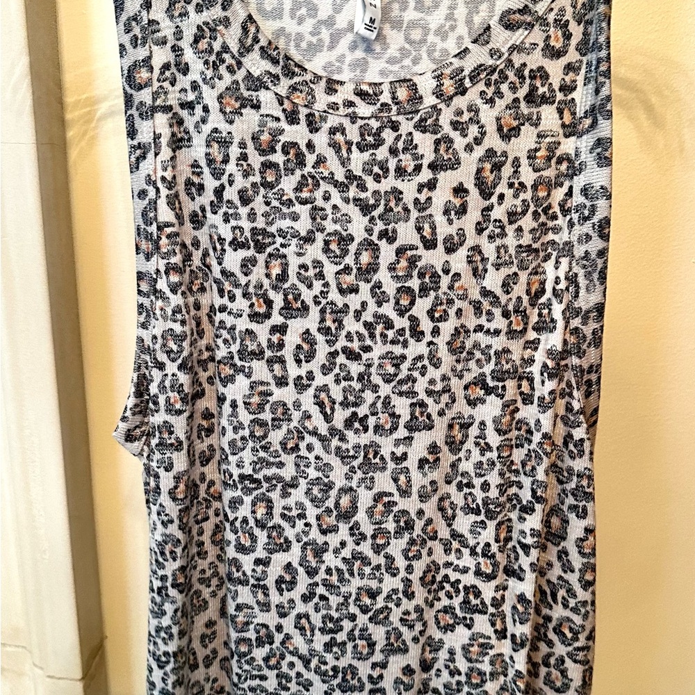 Z Supply Black and White Boxy Muscle Tee